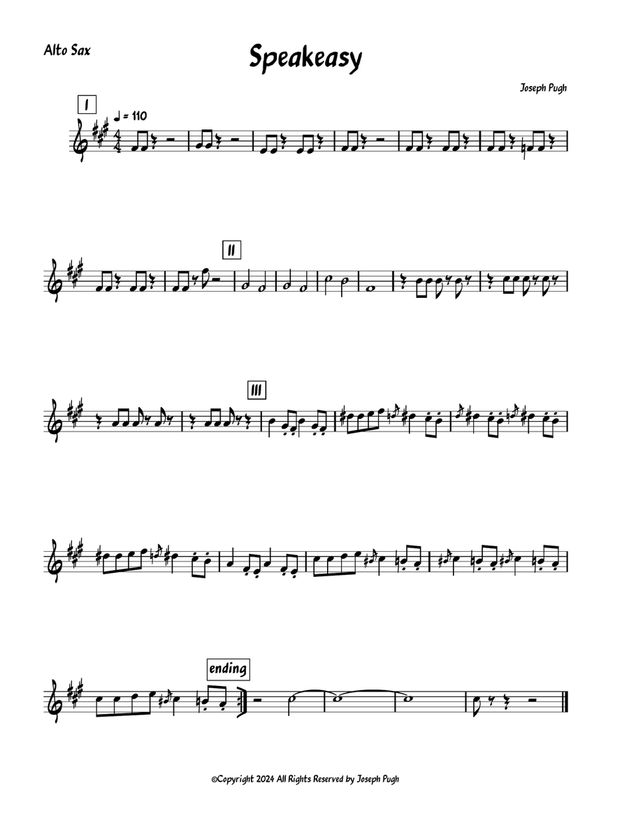 Speakeasy Jazz Ensemble scores gallery preview page 6