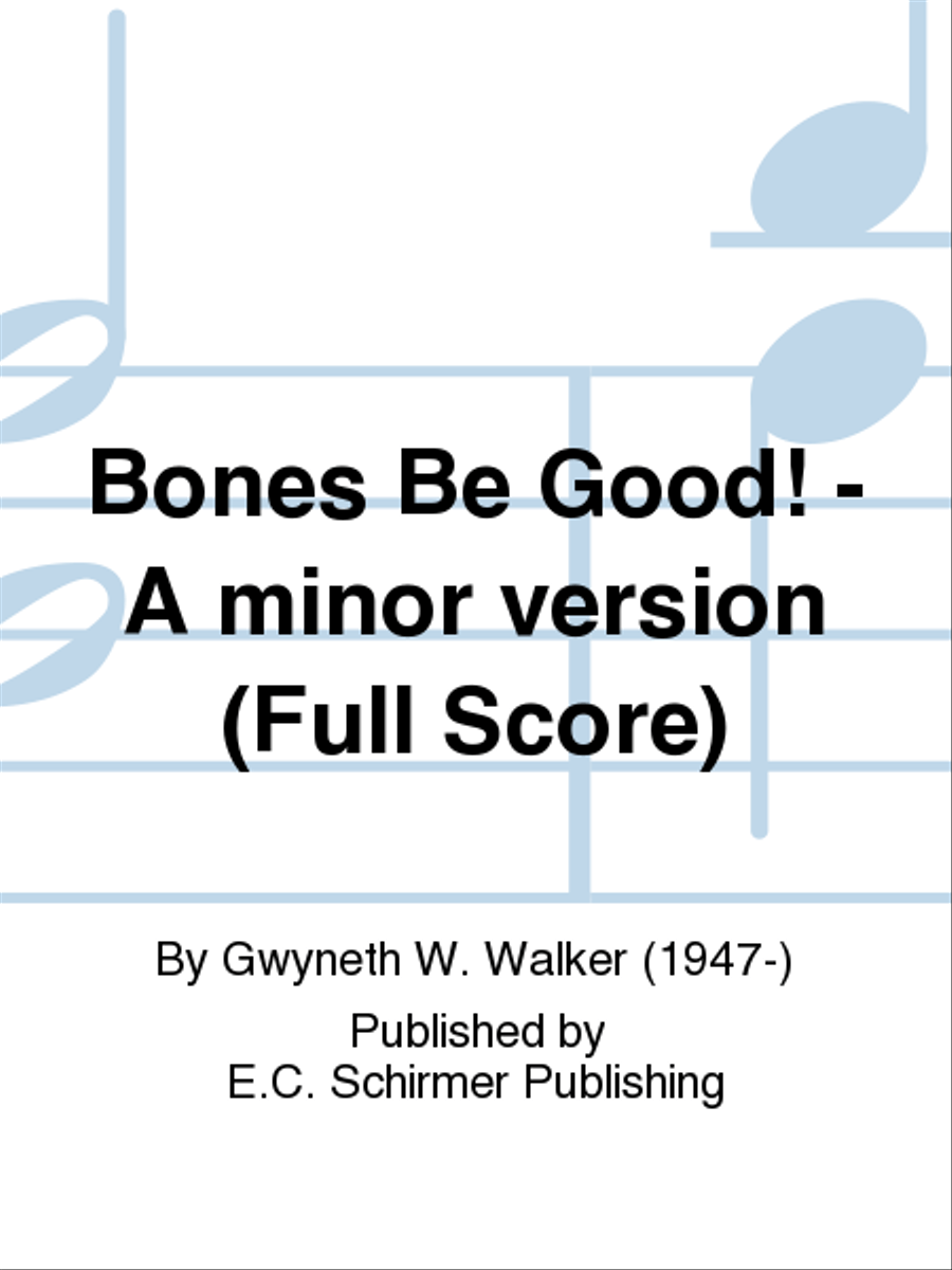 Dreams and Dances: 1. Bones Be Good! (SSA Full Score) SSA scores gallery preview page 1