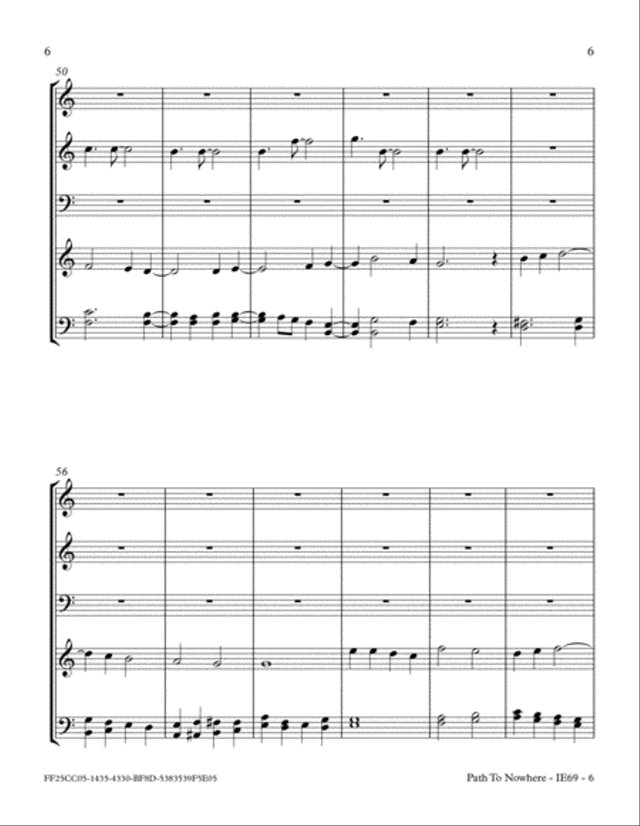 Path To Nowhere Small Ensemble scores gallery preview page 6