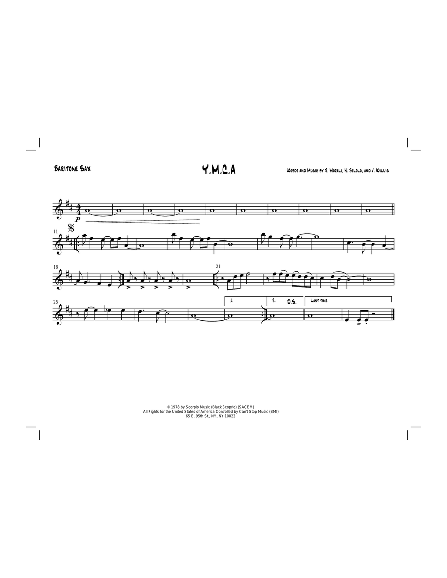 Y.M.C.A. Jazz Ensemble scores gallery preview page 3