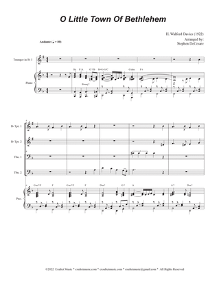 O Little Town Of Bethlehem (Brass Quartet and Piano - Alternate Version)