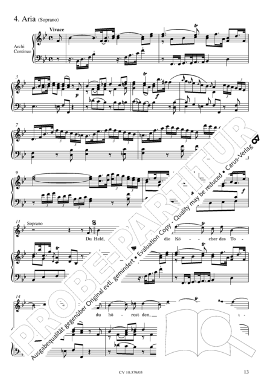 Der Tod Jesu 4-Part scores gallery preview page 14