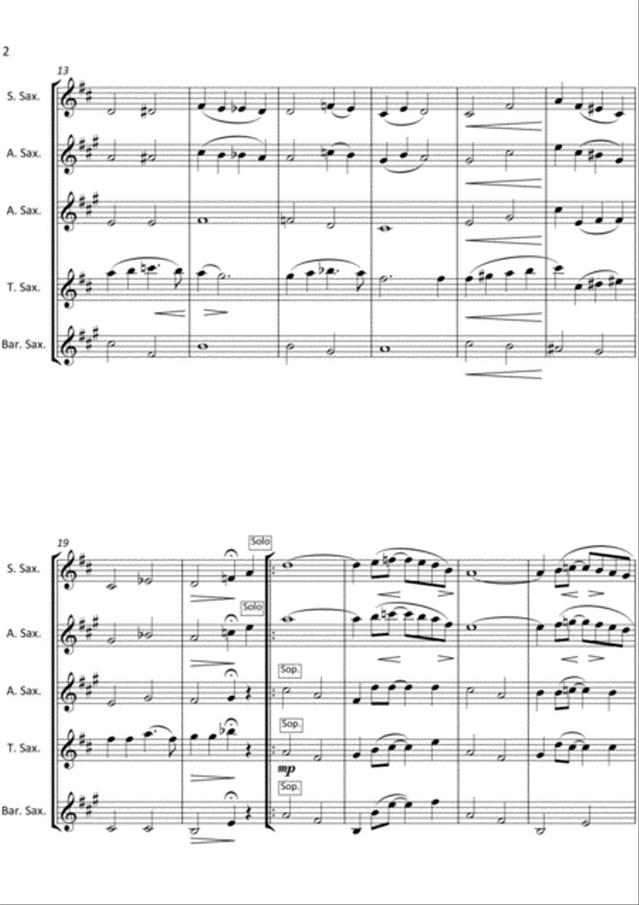 At Last Woodwind Quartet scores gallery preview page 2