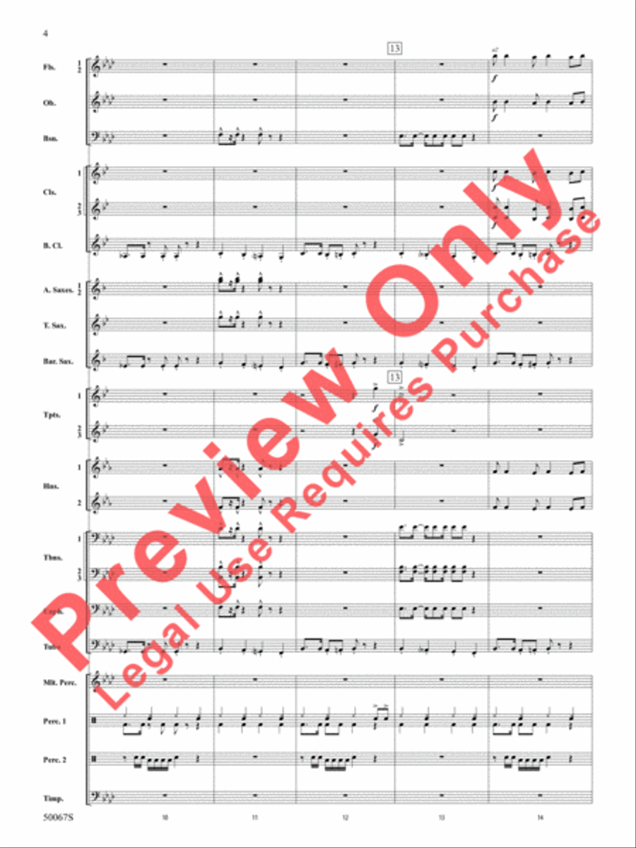 David Bowie -- The Hits David Bowie -- The Hits Concert Band scores gallery preview page 5