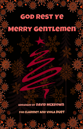Book cover for God Rest Ye Merry Gentlemen, Jazz Style, for Clarinet and Viola Duet