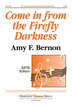 Book cover for Come in from the Firefly Darkness