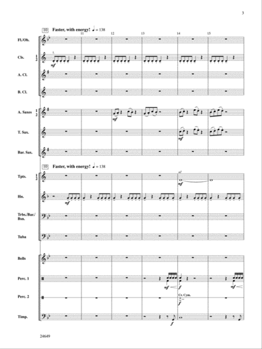 Crusade Concert Band scores gallery preview page 15