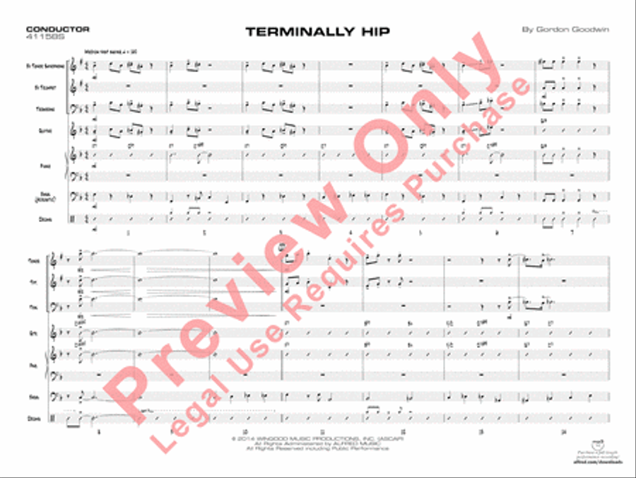 Terminally Hip Terminally Hip Jazz Ensemble scores gallery preview page 4
