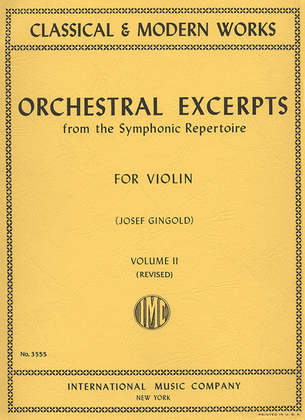 Orchestral Excerpts from the Symphonic Repertoire - Volume 2 (revised)