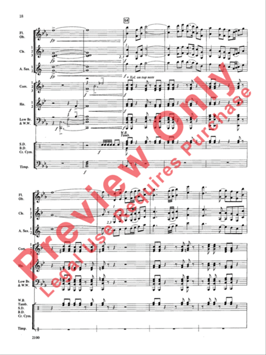 Northwest Suite Northwest Suite Concert Band scores gallery preview page 19