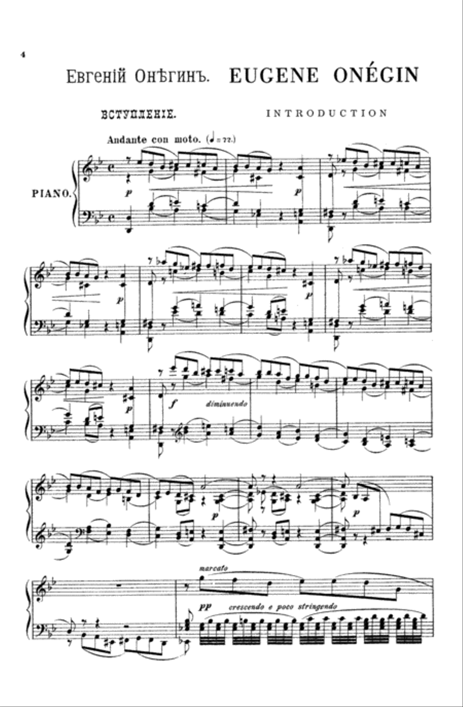 Eugene Onegin, Op. 24 Eugene Onegin, Op. 24 Voice scores gallery preview page 5