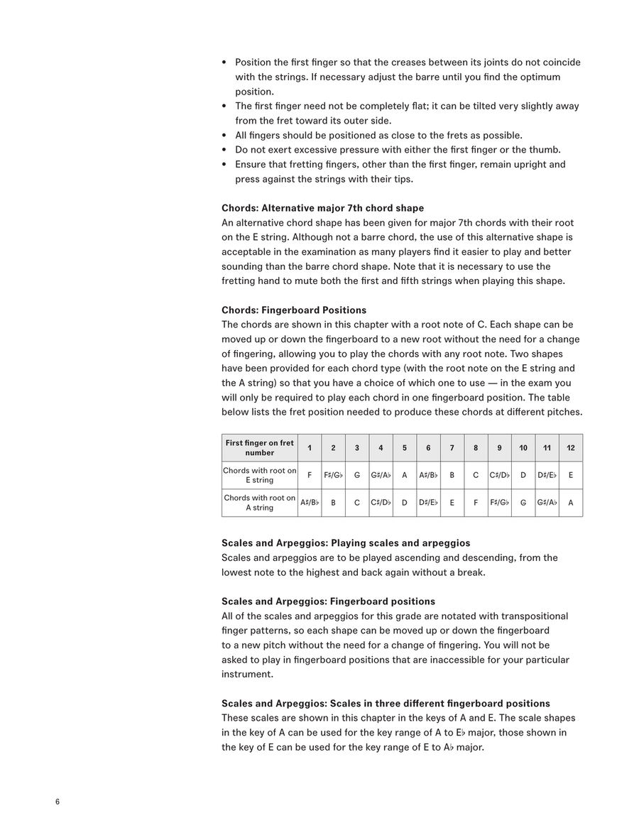 LCME Acoustic Guitar Handbook Grade 6 2020 Acoustic Guitar scores gallery preview page 6