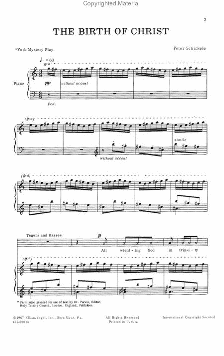 The Birth Of Christ The Birth Of Christ 4-Part scores gallery preview page 2
