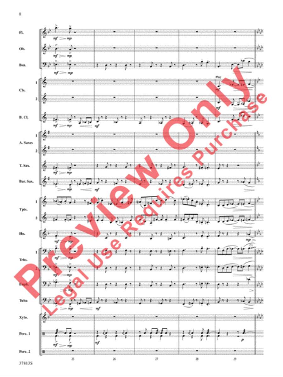 Ants in My Pants Concert Band scores gallery preview page 8