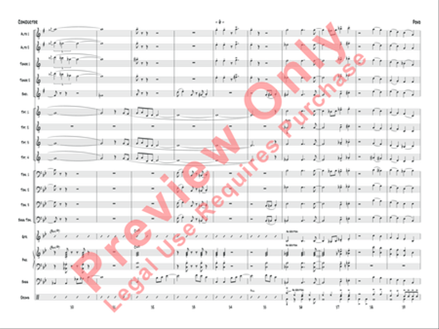 Povo Povo Jazz Ensemble scores gallery preview page 9