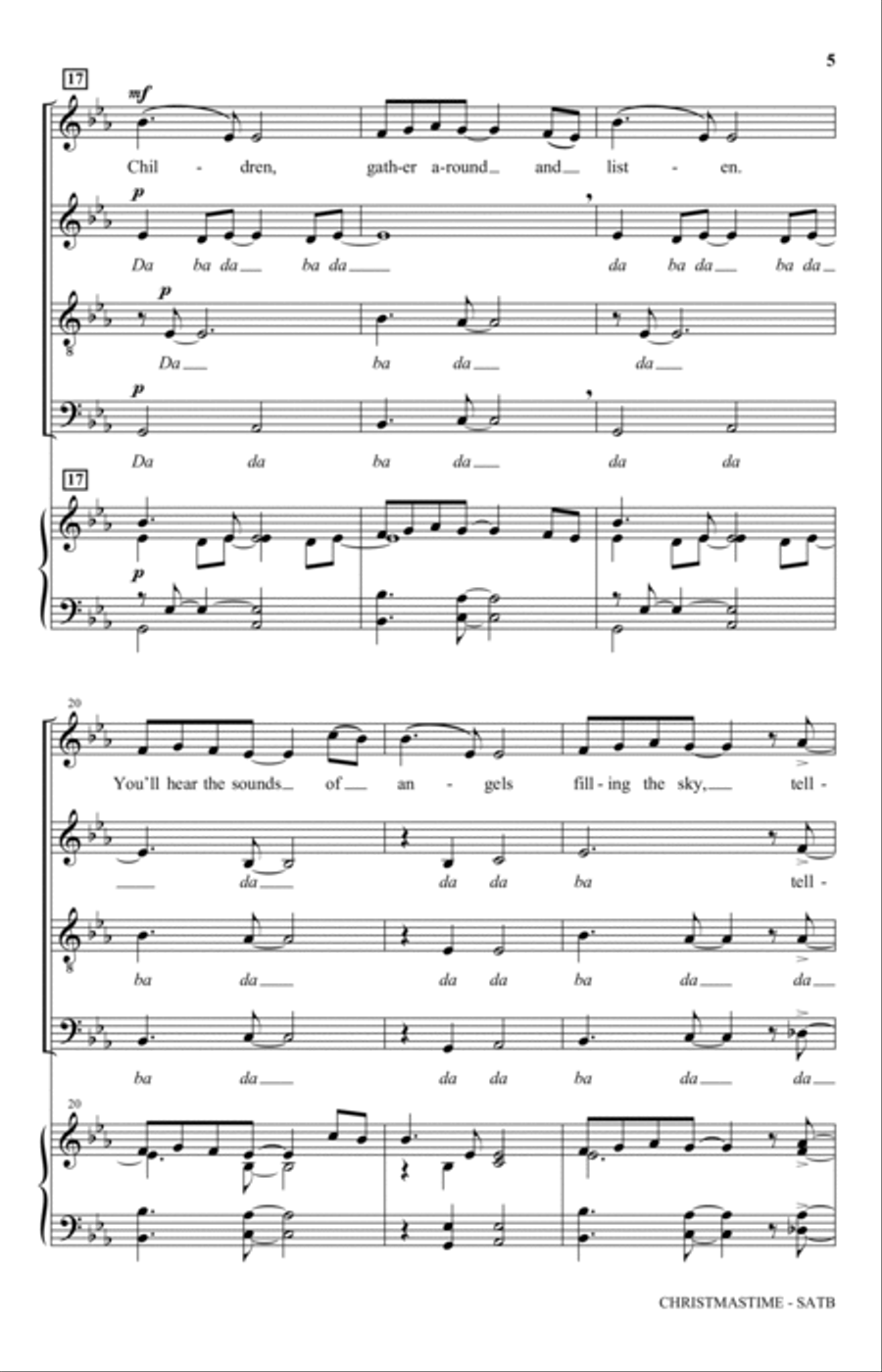 Christmastime 4-Part scores gallery preview page 4