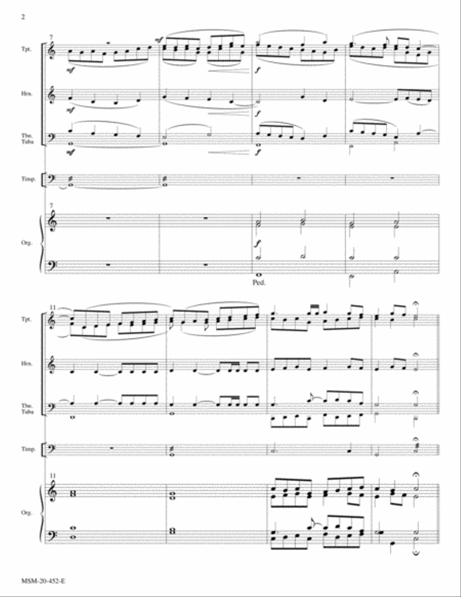 Christ the Lord Is Risen Today (Jesus Christ Is Risen Today) (Easter Hymn) Choir scores gallery preview page 2