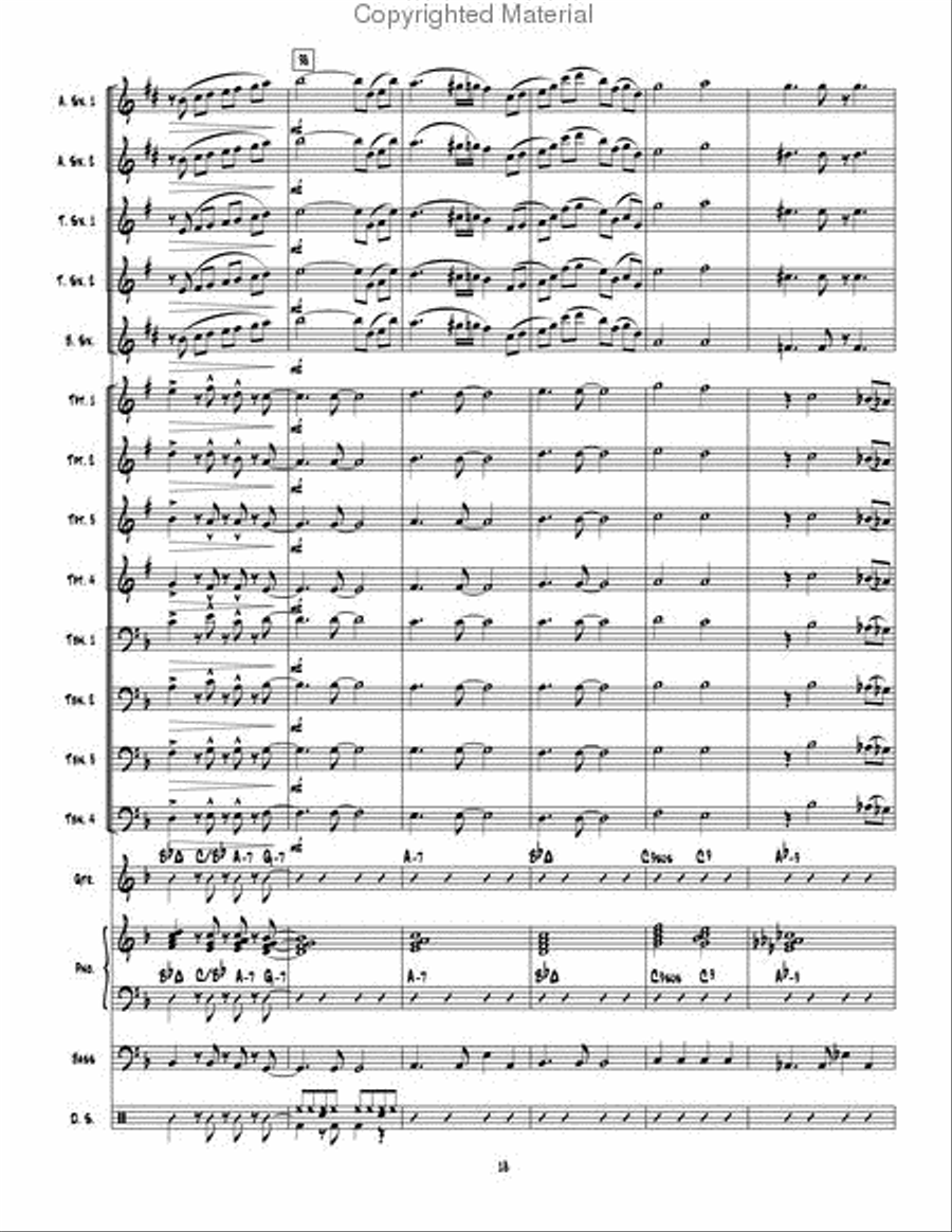Table Time Jazz Ensemble scores gallery preview page 19