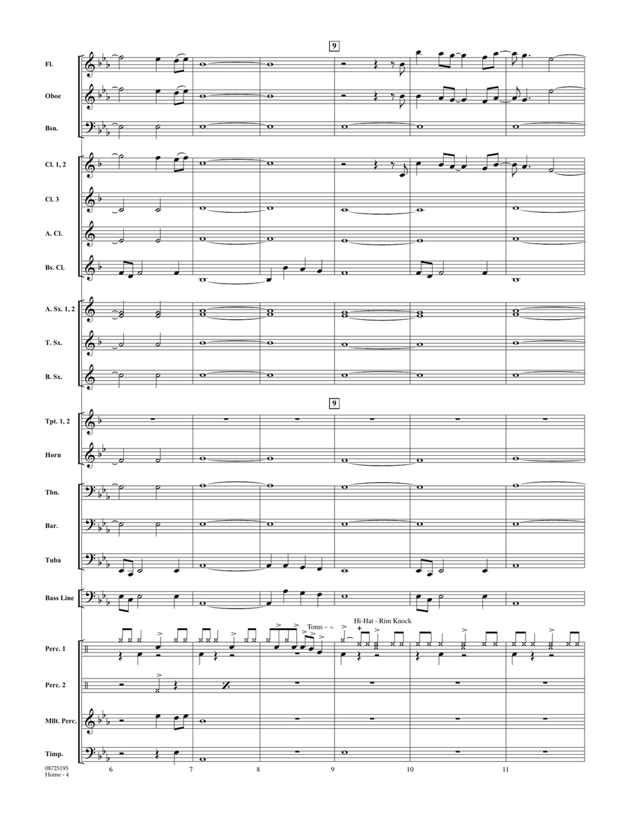 Home - Full Score Concert Band scores gallery preview page 3