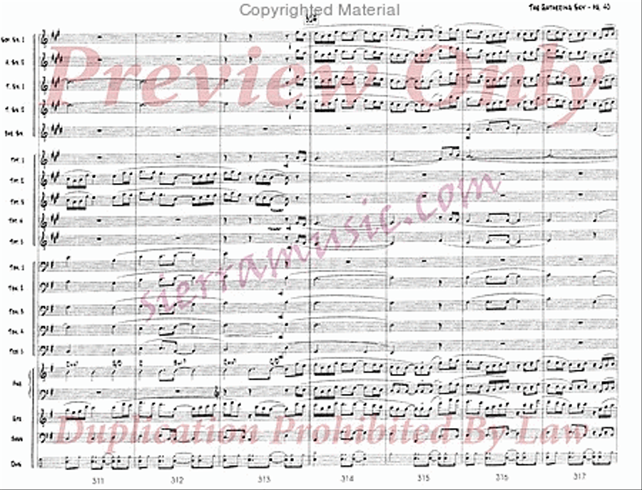 The Gathering Sky Jazz Ensemble scores gallery preview page 41