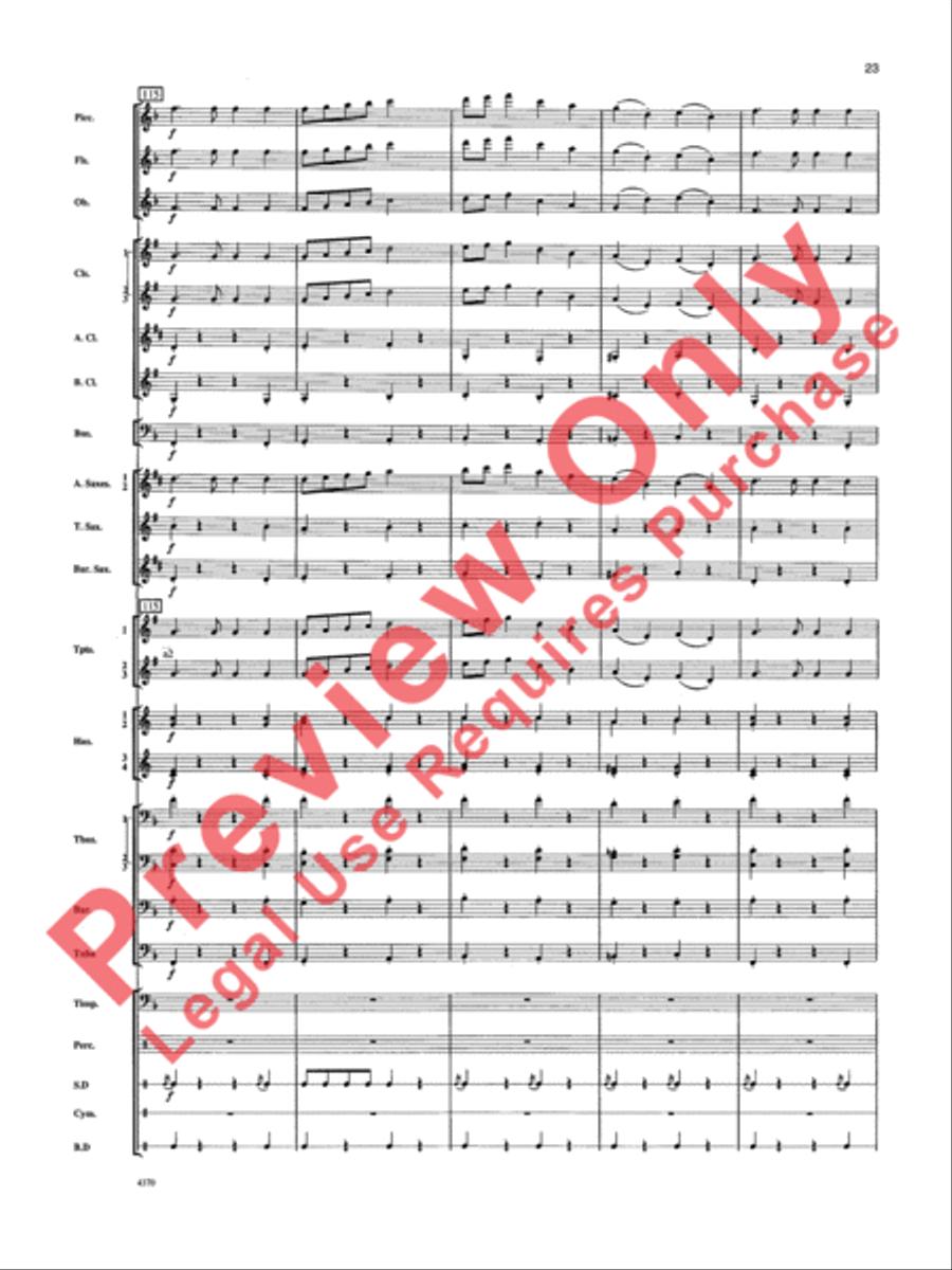 Ballymore Down Concert Band scores gallery preview page 24