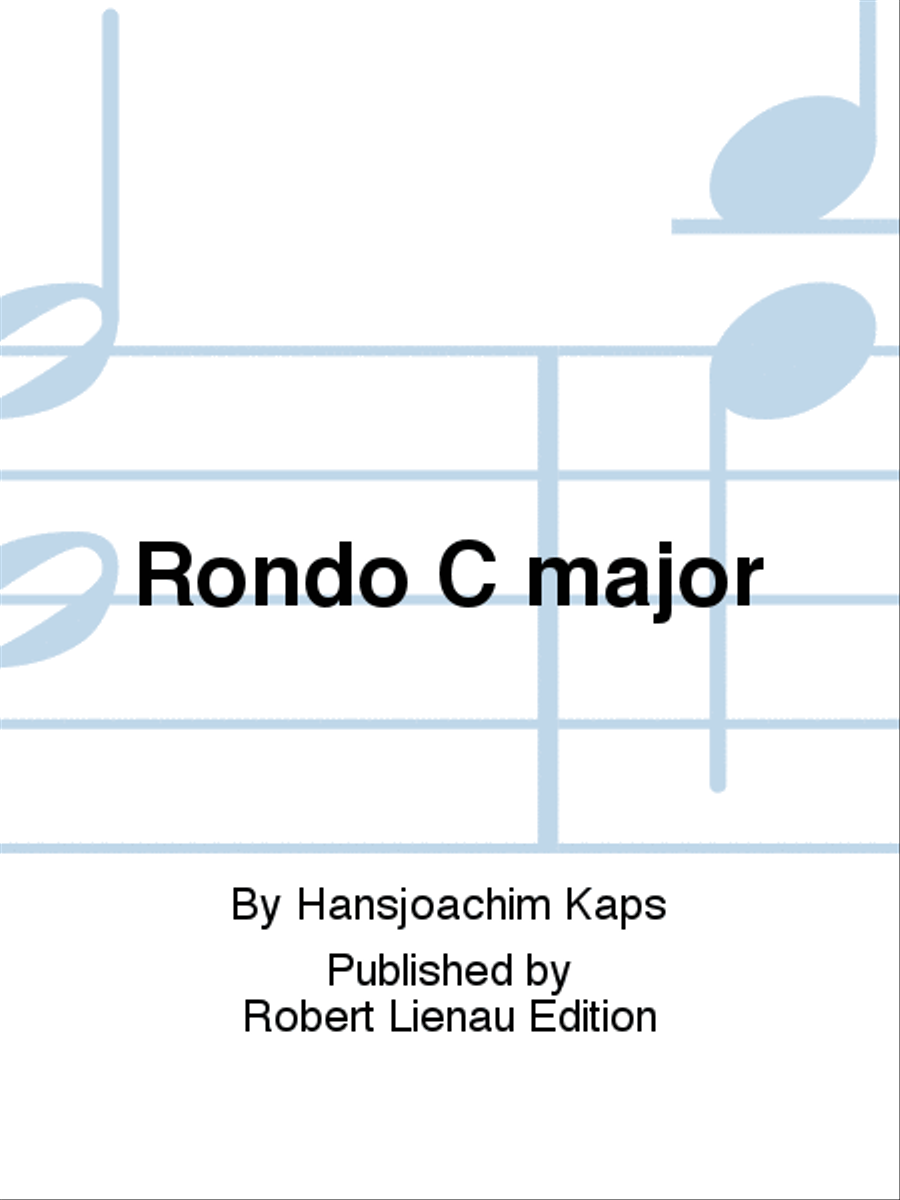 Rondo C major Guitar Ensemble scores gallery preview page 1