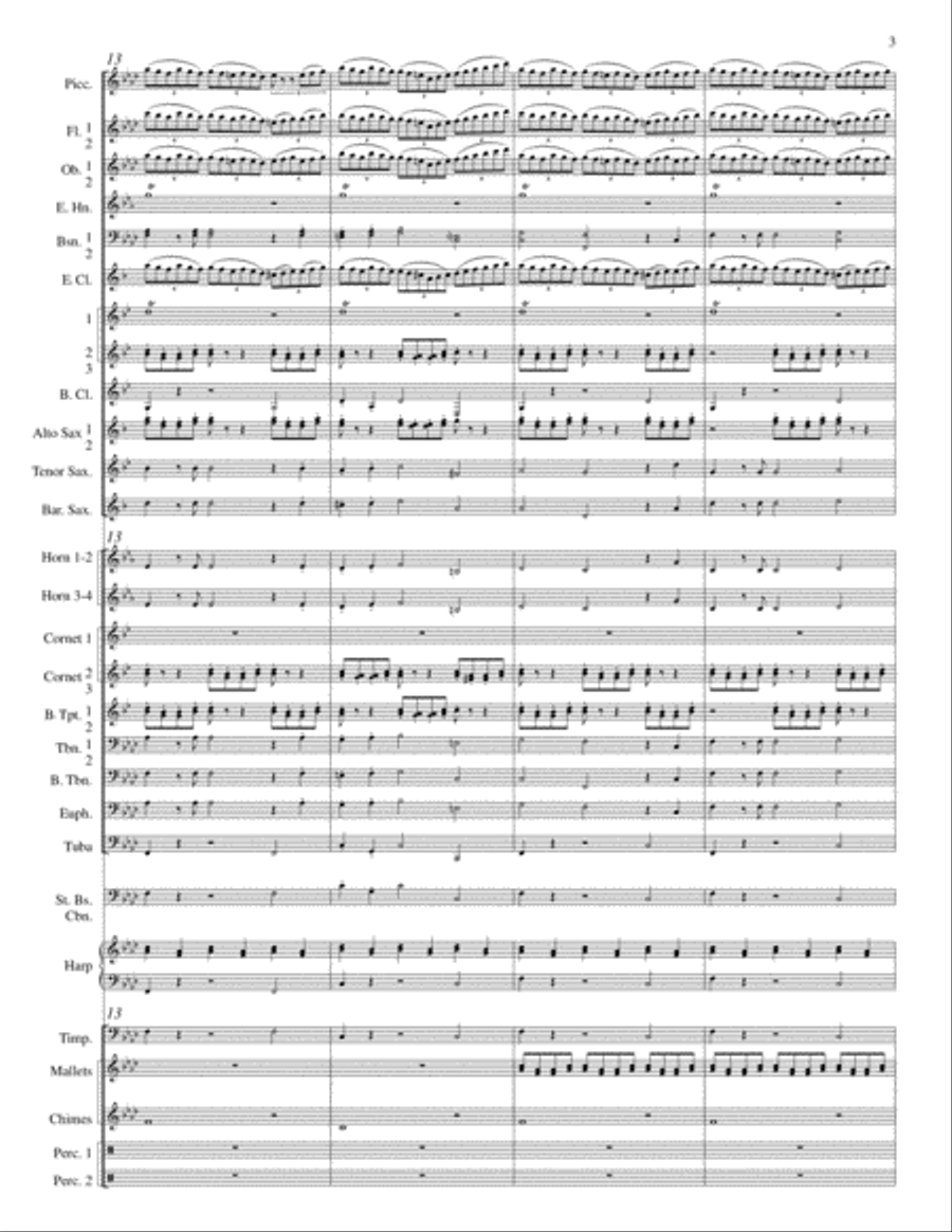Minor Alterations No. 2 Concert Band scores gallery preview page 4
