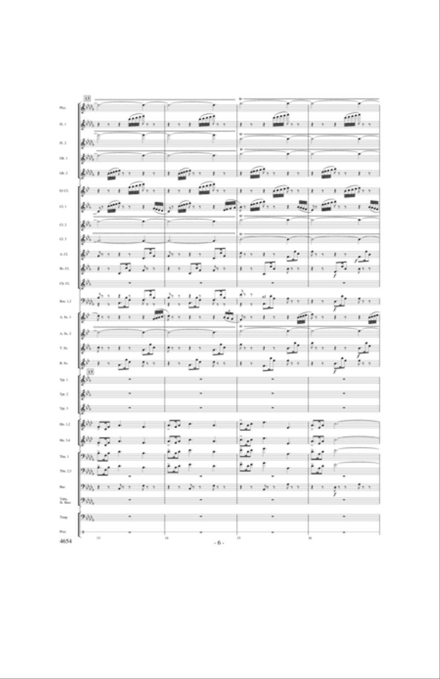 Ride of the Valkyries Ride of the Valkyries Concert Band scores gallery preview page 5