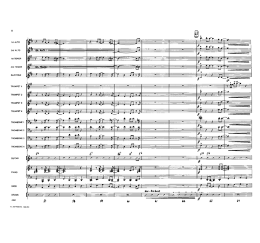 Wah, Wah! Jazz Ensemble scores gallery preview page 9