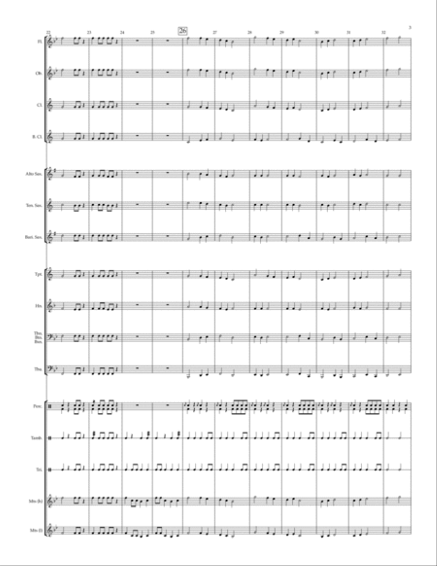 The Galleon Returns - for beginning band Concert Band scores gallery preview page 5