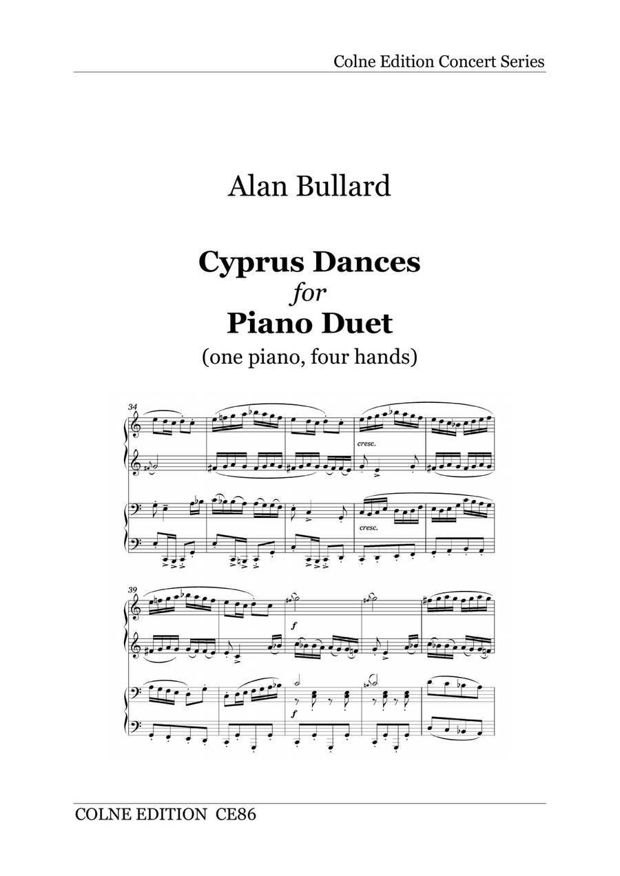 Cyprus Dances (for Piano Duet) image number null