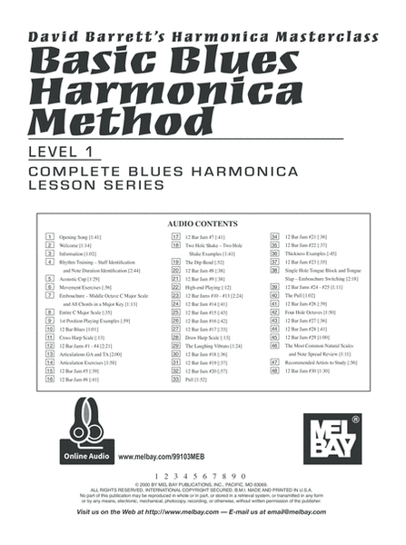 Basic Blues Harmonica Method Level 1 image number null