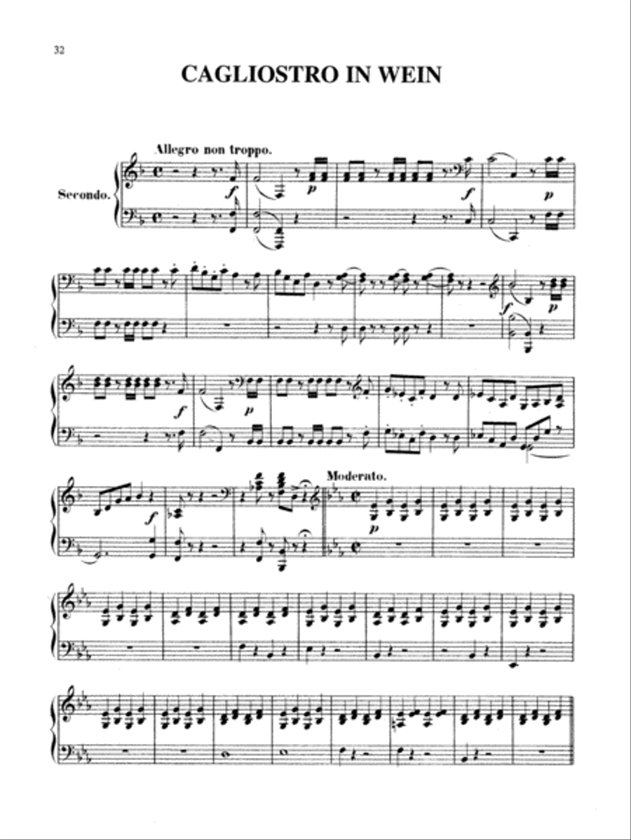 Strauss: Overtures Strauss: Overtures Piano Duet scores gallery preview page 1