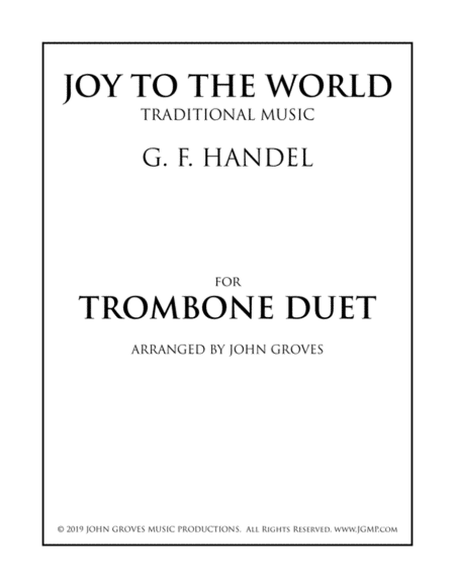 Joy To The World - Trombone Duet image number null
