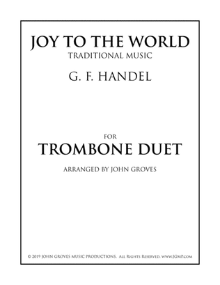Book cover for Joy To The World - Trombone Duet