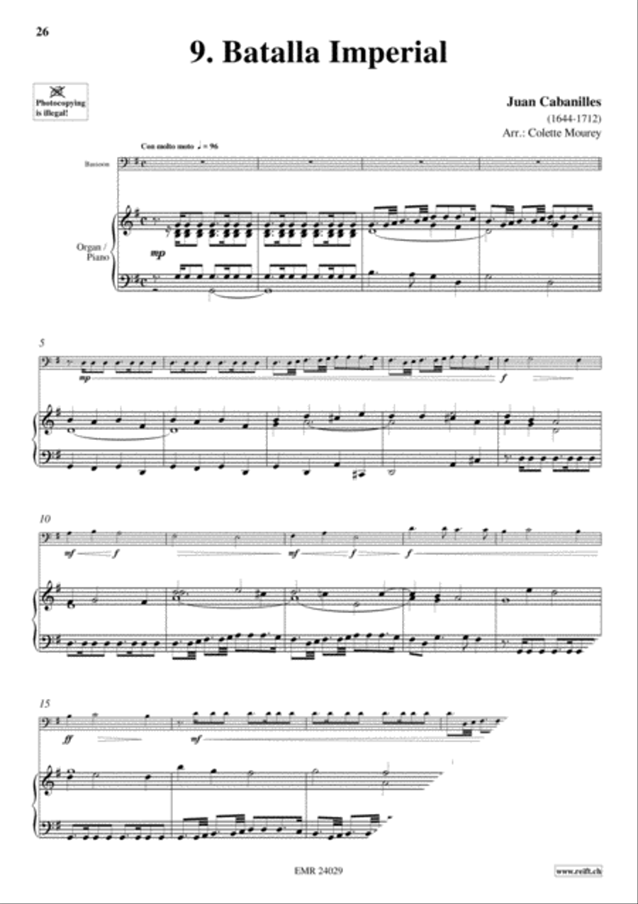 40 Greatest Baroque Hits Volume 1 Bassoon Solo scores gallery preview page 11