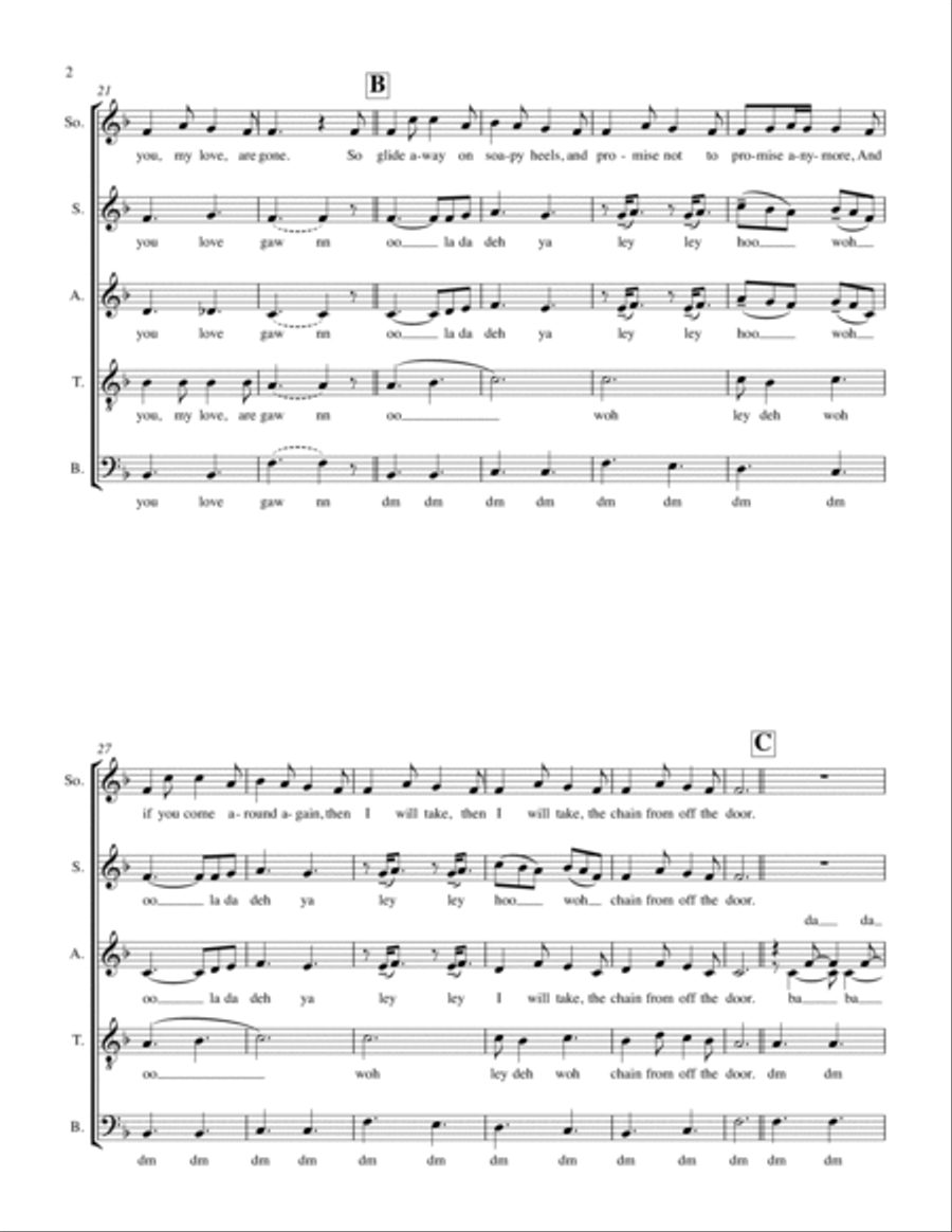 The Chain Divisi scores gallery preview page 2