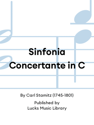 Book cover for Sinfonia Concertante in C