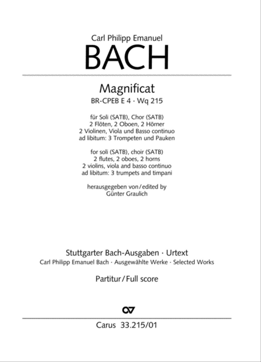 Magnificat Magnificat 4-Part scores gallery preview page 2