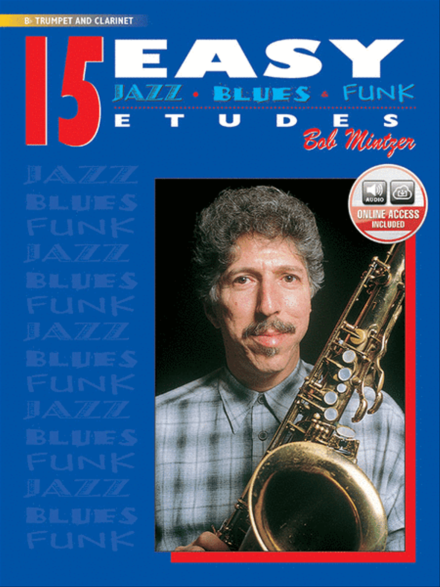 15 Easy Jazz, Blues & Funk Etudes Clarinet scores gallery preview page 1