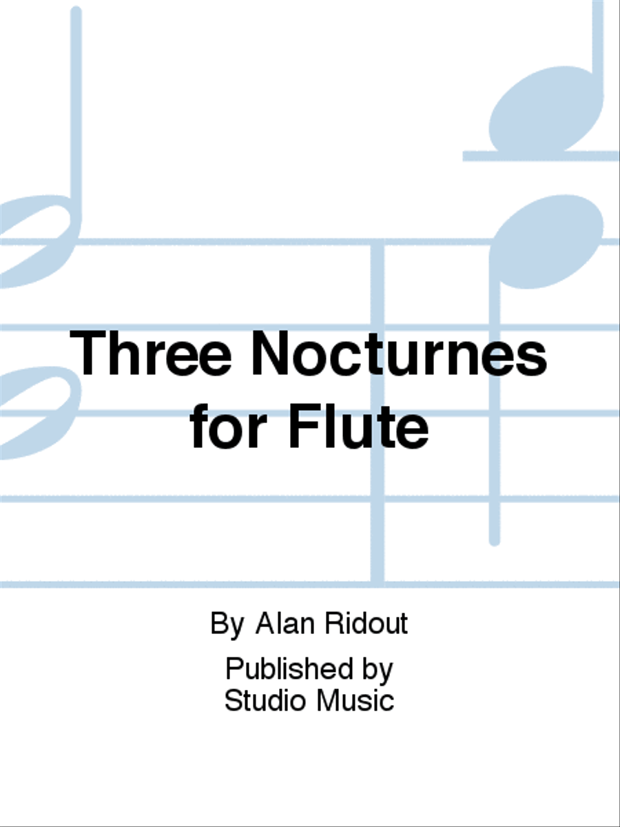 Three Nocturnes for Flute Flute Solo scores gallery preview page 1