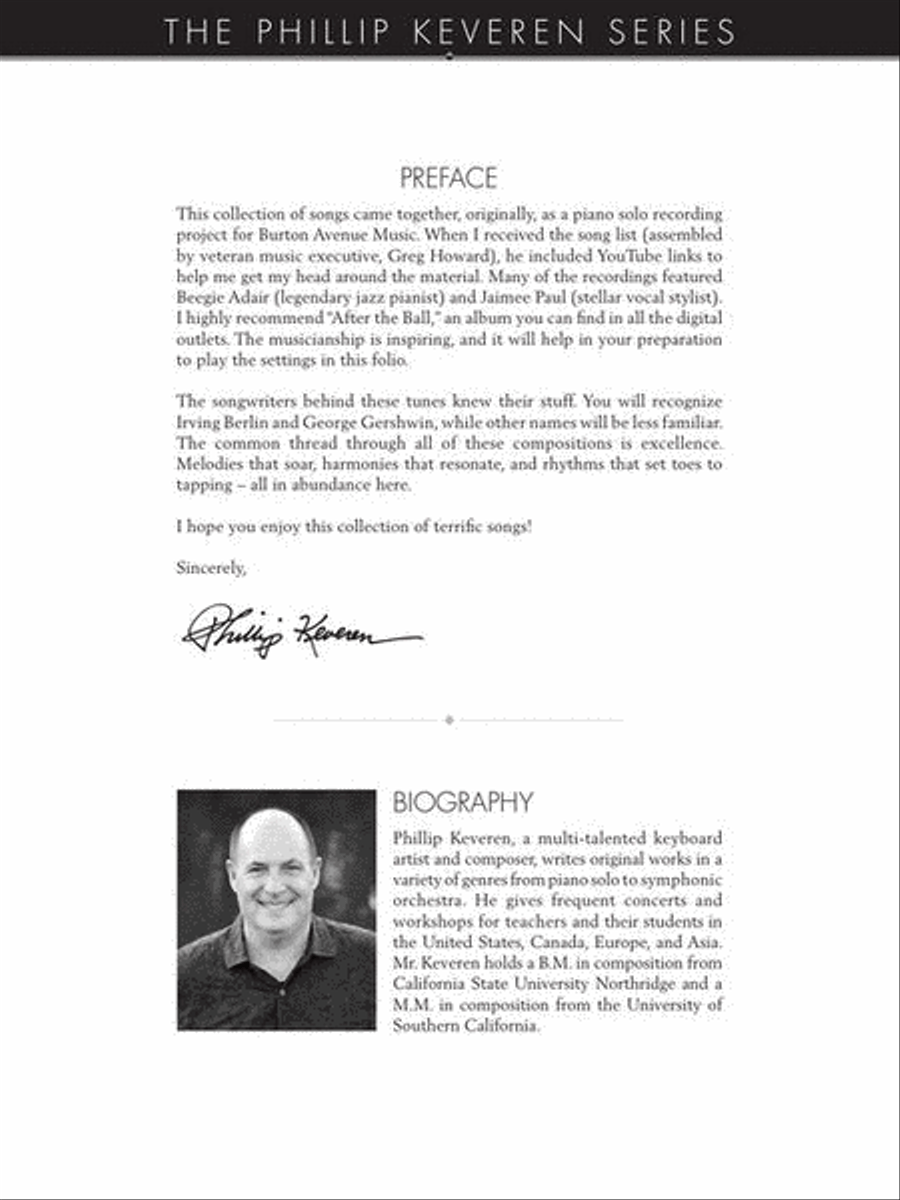 Piano Standards Piano Solo scores gallery preview page 3