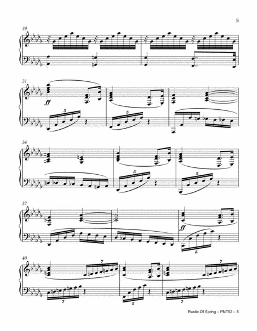 Rustle Of Spring Piano Method scores gallery preview page 5