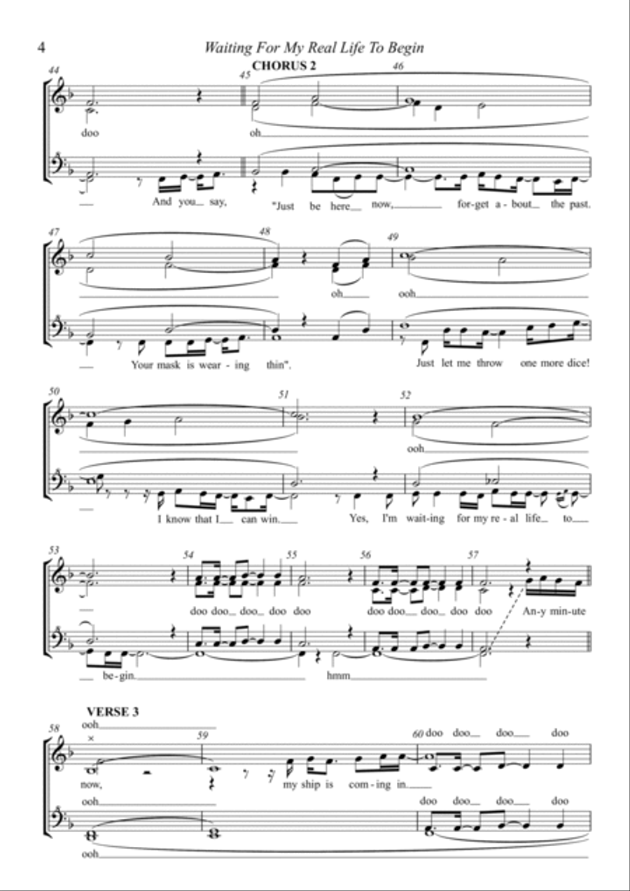 Waiting For My Real Life To Begin SSAA scores gallery preview page 4