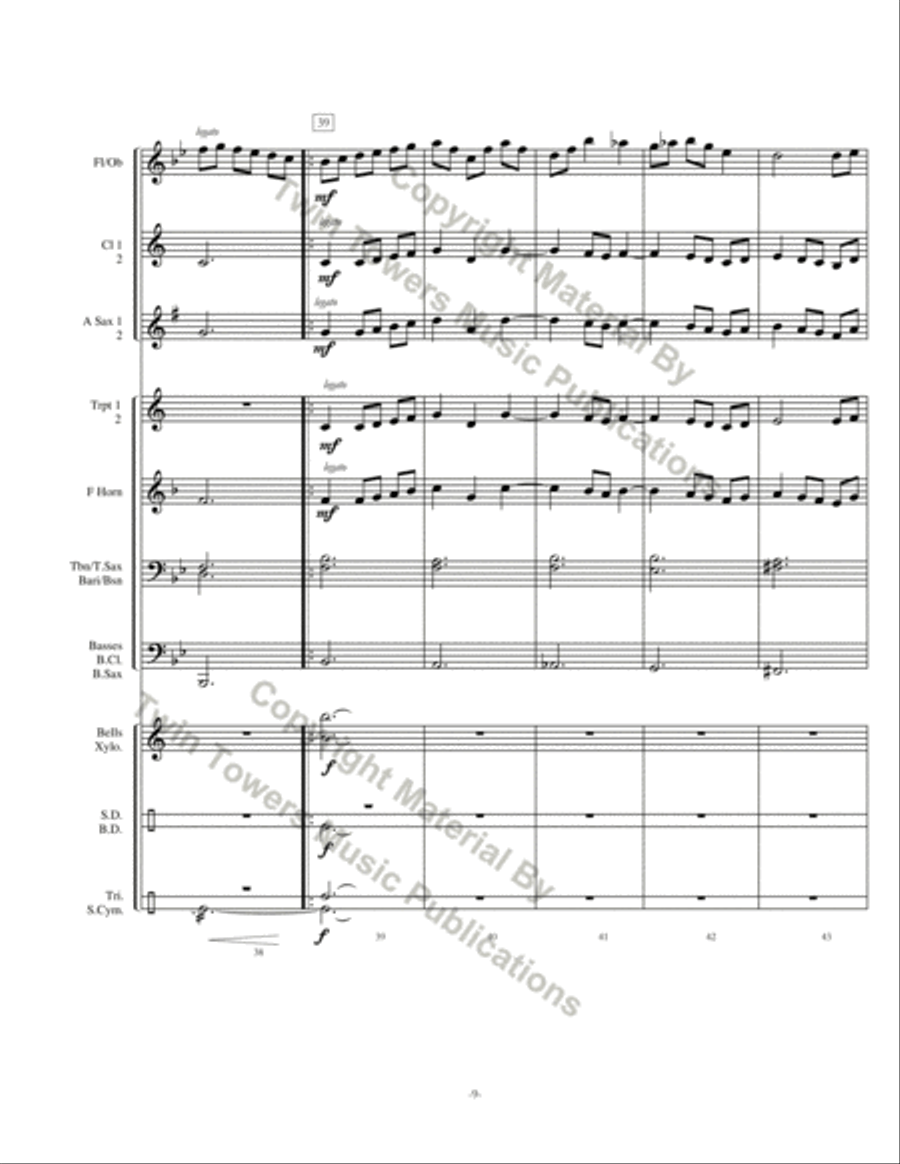 Rondo Concert Band scores gallery preview page 10