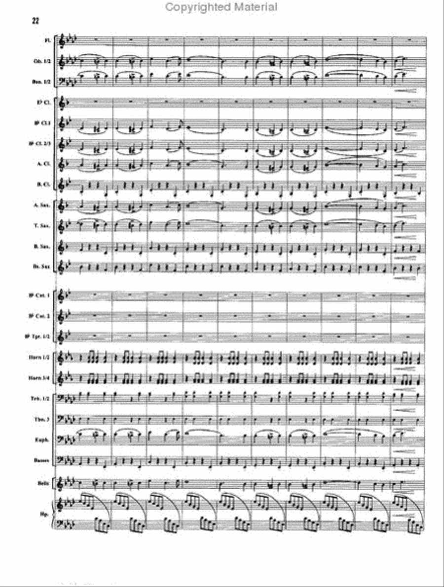 The Stars and Stripes Forever Concert Band scores gallery preview page 6