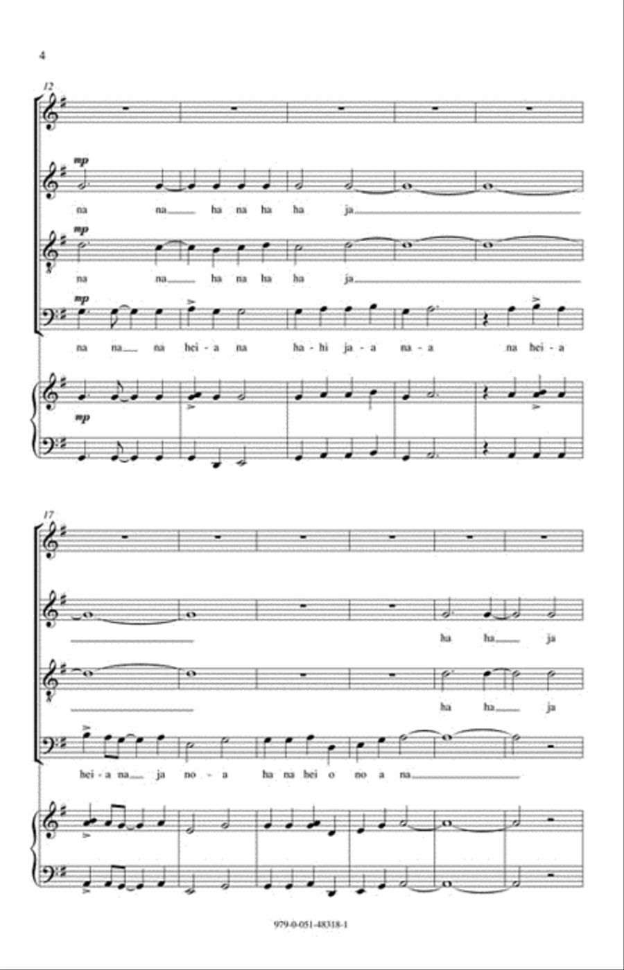 Eatnemen Vuelie 4-Part scores gallery preview page 3