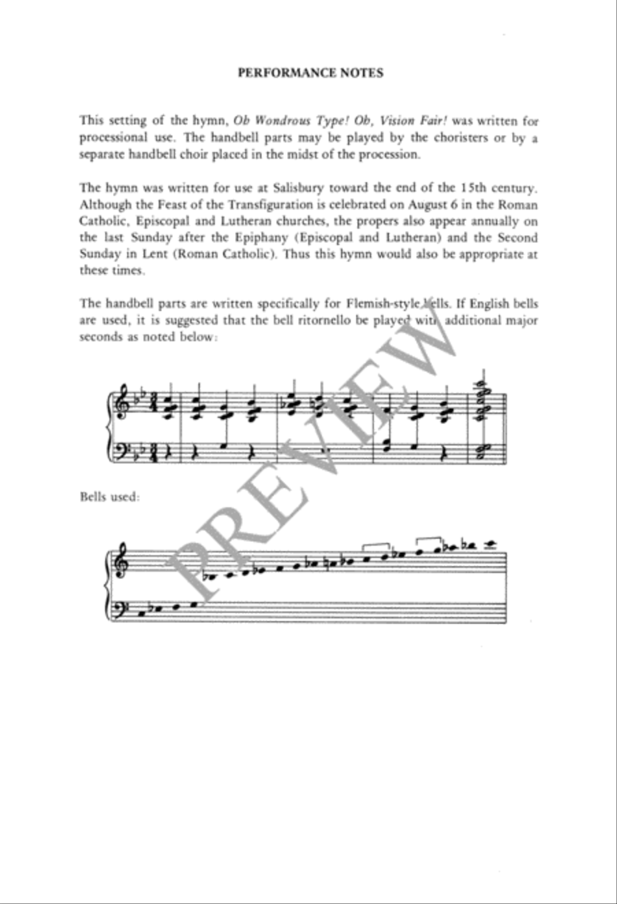 O Wondrous Type! O Vision Fair! 4-Part scores gallery preview page 2