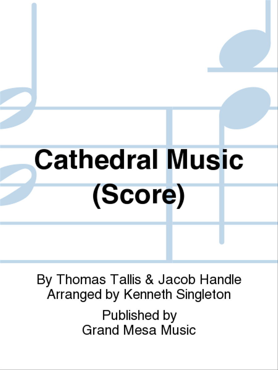 Cathedral Music Concert Band scores gallery preview page 1