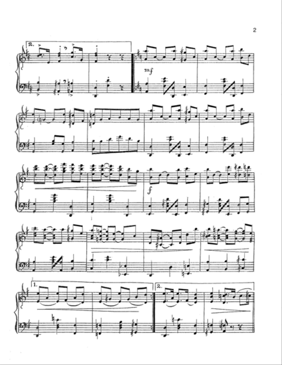 Astor Place Rag Waltz Piano Solo scores gallery preview page 2